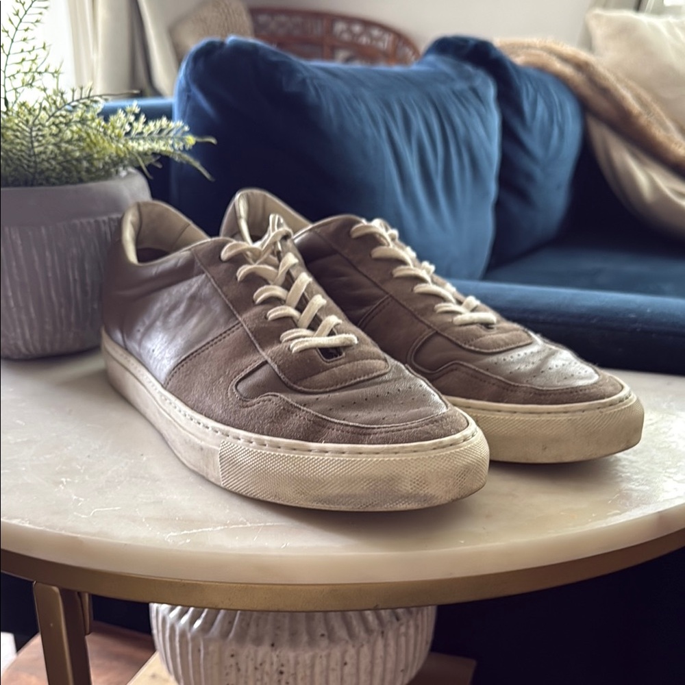 Common Projects Brown Sneakers Versatile Design